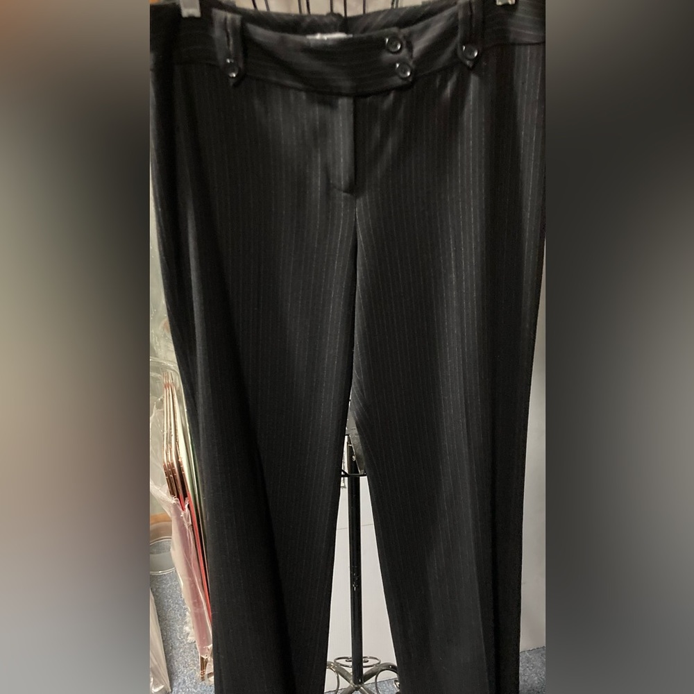 Ann Taylor size 4 wool pin striped trousers